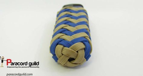 Pineapple knot lighter wrap- bottom. Lighter Wrap, Paracord Projects Tutorials, Pineapple Knot, Paracord Weaves, Paracord Handle, Paracord Knife, Lighter Cover, Paracord Tutorial, Paracord Knots