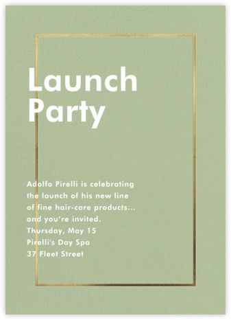 Launch and event - online at Paperless Post Book Launch Invitation Card Design, Store Launch Invite, Launch Party Invitation, Corporative Events, Cocktail Book Design, Launch Event Ideas, Business Launch Party, Event Invitation Design, Grand Opening Invitations