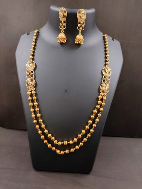 Gold Kanthi Design, Gold Pictures, Gold Jhumka, Gold Jhumka Earrings, Traditional Necklace, Rani Haar, Bridal Jewelry Vintage, Gold Necklace Indian, Fancy Jewellery Designs