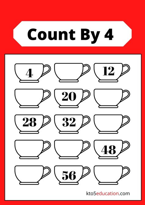 Counting By 5's, Summer Worksheets, School Prep, Math 2, Skip Counting, Kindergarten Math Worksheets, Prep School, Summer School, Preschool Kindergarten