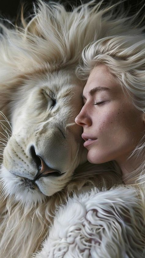 Lion And Woman, Lion Woman, Lion Queen, Lion Love, Lion Images, Lion Pictures, White Lion, Blonde Women, Throne Of Glass