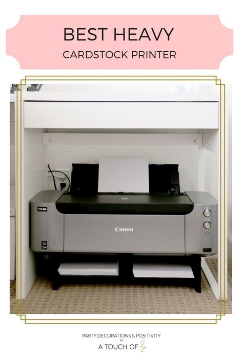 This is - hands down - the best printer for printing your invitations. It's great for when you print wedding invitations, or birthday invitations. Now it's easy to print your digital etsy invitations at home!  #heavycardstock #printer #bestprinter Best Printer For Invitations, How To Print Invitations At Home, Best Printer For Cardstock, Dream Wedding Invitations, Best Printer, Etsy Invitations, Best Wedding Invitations, Stationery Business, Card Printer