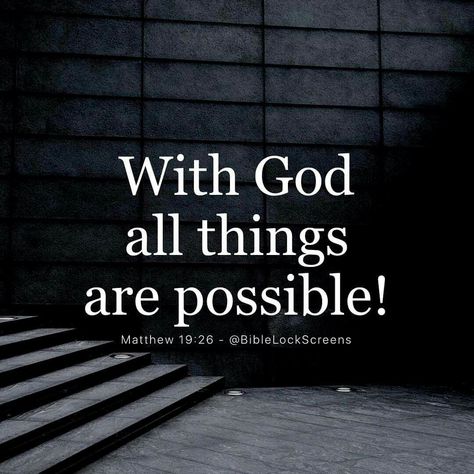 With God Everything Is Possible, Bible Lock Screens, God Is Everything, God Quotes About Life, Quotes About Moving On From Friends, Prayer Changes Things, Our Father In Heaven, Divine Healing, Lock Screens