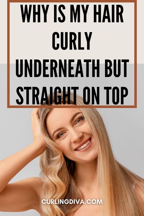 We often think that hair can only be straight, wavy, or curly. Although some curly hair is curlier and some wavy hair is wavier, the overall look is still unmistakably one or the other. However, our tresses cannot be neatly grouped under these categories since hair doesn't behave the same way for everyone. Why does hair look the way it does? Our genes carry the blueprint for our hair. Since we get a mix of our parents’ genes, we also share their hair characteristics. Is My Hair Curly, Square Face Men, Mens Hair Color, Make Hair Curly, Hairstyles Mens, Straight Wavy Hair, Mixed Curly Hair, Square Face Hairstyles, Mens Hair Colour