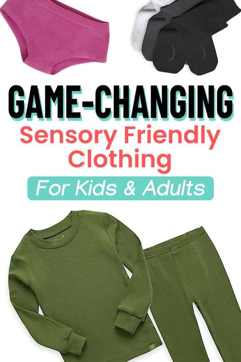 Incredible Sensory Friendly Clothing for Kids and Adults - Your Kid's Table Clothing Sensory Issues, Sensory Friendly Clothing, Sensory Clothing, Sensory Issues In Children, Sensory Integration Activities, Tactile Sensitivity, Sensory Disorder, Sensory Board, Compression Clothing