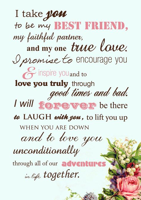 Simple Wedding Vows, Wedding Vows Template, Funny Wedding Vows, Traditional Wedding Vows, Wedding Vows To Husband, Dresses Fitted, Wedding Ceremony Script, Wedding Script, Wedding Readings