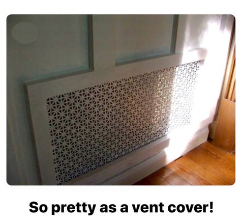 Diy For The Home, Air Return Vent Cover, Wall Vent Covers, Cold Air Return, Baseboard Heater Covers, Return Air Vent, Diy Cabinet Doors, Hallway Makeover, Glen Arbor