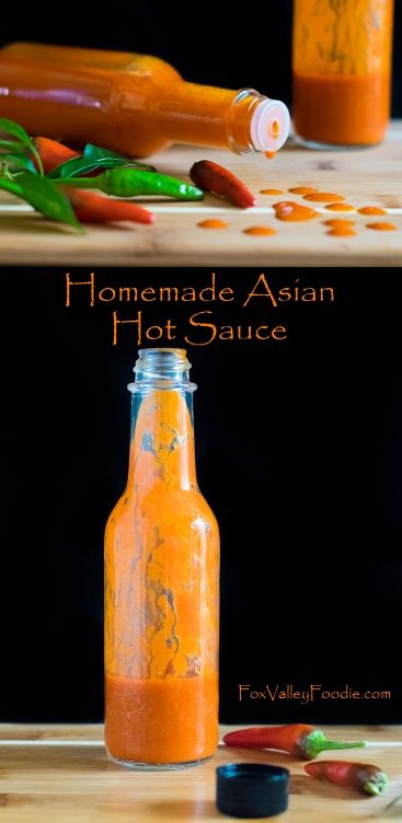 Homemade Asian Hot Sauce with Thai Peppers - Fox Valley Foodie Thai Pepper Hot Sauce, Thai Hot Pepper Recipes, Thai Pepper Recipes, Asian Hot Sauce, Hot Pepper Recipes, Thai Peppers, Asian Sauces, Homemade Hot Sauce, Hot Sauce Recipes