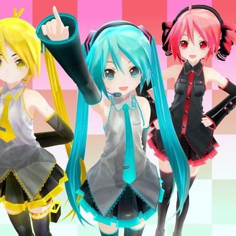 Trios Don't Work, Teto And Miku, Triple Baka Squad, Miku Collection, Triple Baka, Teto Kasane, Akita Neru, Evillious Chronicles, Kasane Teto