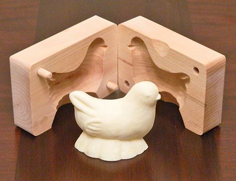 Molding Butter – Part 3 Wooden Butter Mold, Cnc Engraving Machine, Making Butter, Butter Crock, Butter Molds, Churning Butter, Types Of Mold, Easter Chick, Etsy Ideas