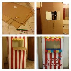 Circus Ticket booth Circus Ticket Booth Diy, Diy Carnival Ticket Booth, Circus Party Diy, Circus Diy Decorations, Diy Ticket Booth, Diy Circus Decorations, Circus Ticket Booth, Carnival Ticket Booth, Circus Diy