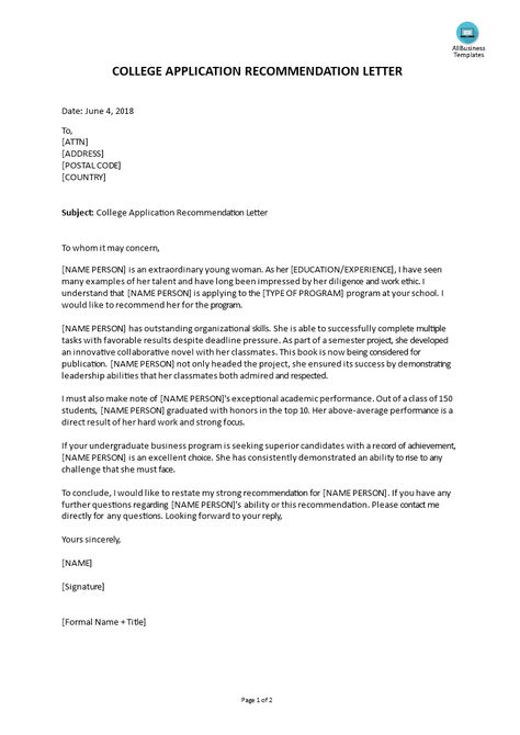 How To Write A College Recommendation Letter, College Application Letter, College Recommendation Letter, College Letters, Recommendation Letter, College Event, College Architecture, Letter To Teacher, Lettering Download