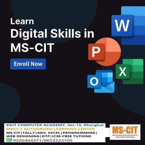 Information Technology should be used not only for social media but for doing all the necessary things. As if; 1. Online payment, purchase, book tickets, 2. Holding online meetings, voice typing, emailing 3. Report making, form creating from excel 4. Earn money at home through digital freelancing you can now do MS-CIT: at home, on your computer or smartphone or at our MS-CIT center Now learn MS-CIT anytime and anywhere! Earn Money At Home, Language Courses, Earn Money From Home, Ms Word, Information Technology, Learning Centers, Online Payment, Earn Money, Banners