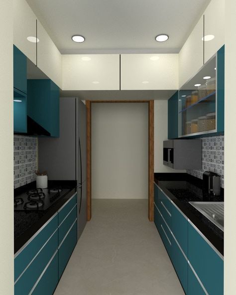 Kitchen Interior Makeover Ideas Modular Kitchen Cabinets Colour Combinations, Kitchen Trolley Design, Parallel Kitchen Design, Kitchen Cabinets Color Combination, Kitchen Colour Combination, Modular Kitchen Cabinets, Kitchen Design Color, Modern Kitchen Cabinet Design, Modular Kitchen Design