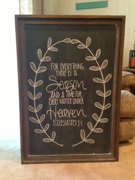 Bible verse chalkboard Chalkboard Art Ideas Easy, Chalkboard Scripture Art, Chalkboard Bible Verse, Chalkboard Art Bible Verse, Verse Chalkboard Art, Chalkboard Wall Scripture, Chalkboard Bible Verses, Chalkboard Verse, Chalkboard Scripture