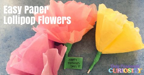 Easy Paper Lollipop Flowers Lollipop Flowers, Lollipop Flower, Paper Lollipop, Homeschool Field Trip Ideas, Homeschool Field Trips, Field Trip Ideas, Writing Games, Library Inspiration, School Elementary