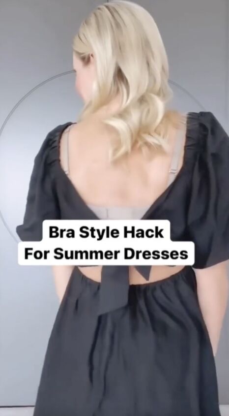 How To Tie A Dress, How To Tie Dress, Bra Hacks Diy, Strapless Bra Hacks, Tie A Shirt, Bras For Backless Dresses, Hide Bra Straps, Low Back Bra, Bra Tape