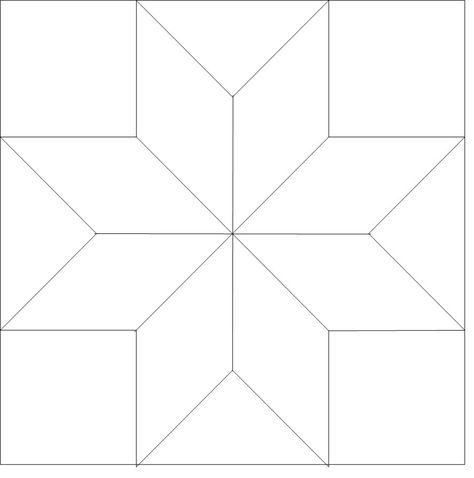 8 Point Star Template, 8 Point Star Quilt Pattern, 8 Point Star Quilt, Star Template Printable, Irish Quilt Patterns, Pattern Block Templates, 8 Pointed Star, Irish Quilt, Amish Quilt Patterns