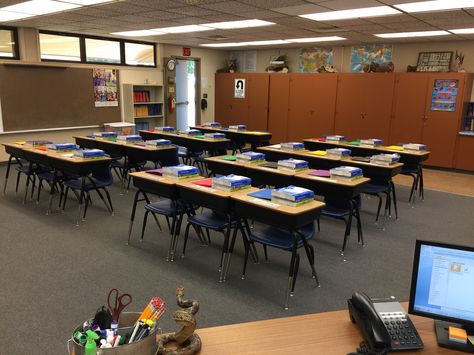 Male Teacher Classroom Decor. 4th Grade. Fourth grade. Classroom Decor 4th Grade, Male Teacher Classroom, Male Teacher Classroom Decor, Classroom Desk Arrangement, Classroom Decor Math, 4th Grade Classroom Setup, Teacher Classroom Decor, Desk Arrangements, Teacher Evaluation