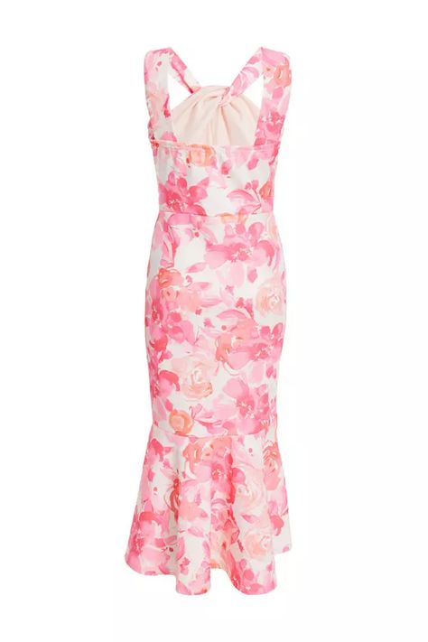 Pink Floral Print Frill Halter Neck Midi Dress Dress Quiz, Pink Floral Midi Dress, Halter Neck Midi Dress, Pink Floral Print, Floral Midi Dress, Dress Design, Dress P, Halter Neck, No Frills