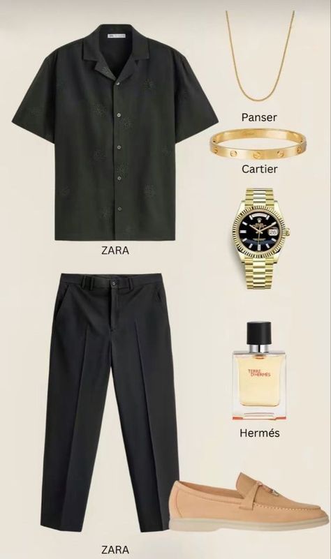 Outfits From Zara, Old Money Outfits, Outfit Zara, Stylish Man, Old Money Style, Formal Style, Men's Accessories, Modern Man, Good Old