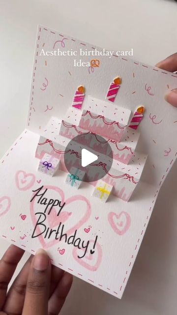 serenade crafts on Instagram: "Cute birthday card making tutorial 😍 

#CraftyCreations #PaperCrafts #DIYCrafts #HandmadeArt #CraftingCommunity #CreativePaper #CraftyVideos #PaperArtistry #CraftInspiration #PaperCrafting #CraftersOfInstagram #CreativeCrafts #PaperCraftIdeas #CraftTutorial  #CraftingAddict

#crafts #art #diy #craft #crafting #foryou #creative #homedecor #handcrafted #gifts #design #view #artsandcrafts #instagood" Birthday Card Making, Cute Birthday Card, Handcrafted Gifts, Cute Birthday Cards, Birthday Crafts, Prom Proposal, Cute Birthday, Card Making Tutorials, Card Tutorial