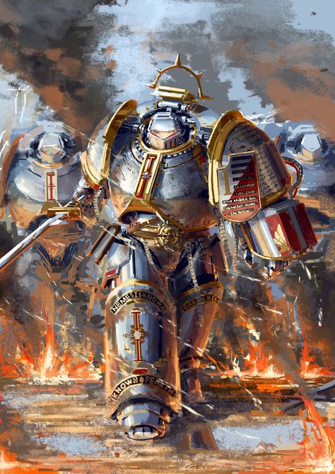 Grey Knights, Terminator, Warhammer 40k, Knights, Grey, Art