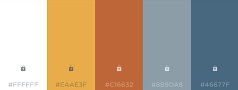 Wedding Color Palette! (Think copper in place of the rust-color) Rust Mustard Blue Palette, Terracota Blue Palette, Blue And Rust Nursery, Nursery Color Palette Boy, Ocre Color Palette, Ochre Bedroom, Copper Colour Palette, Nursery Color Palette, Boho Baby Boy