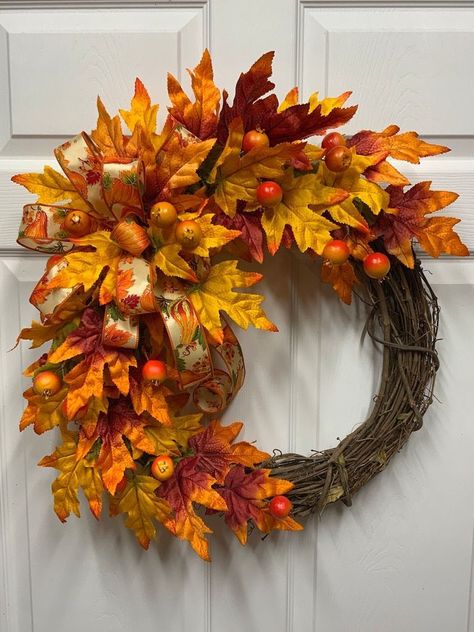 Making Doors, Farmhouse Wreaths, Fall Decor Wreaths, Fall Thanksgiving Wreaths, Fall Grapevine Wreaths, Autumn Wreaths For Front Door, Witch Wreath, Burlap Wreaths, Design Mirror