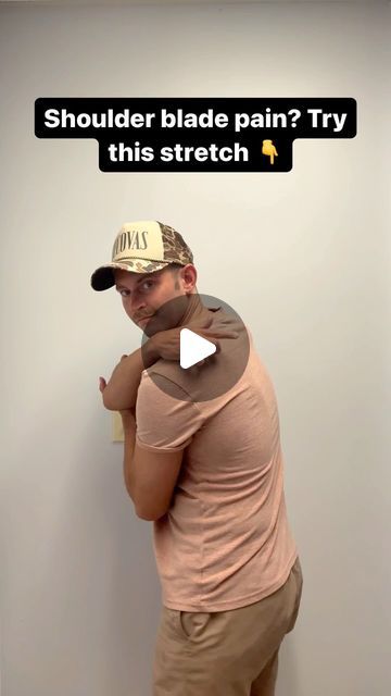 James Moore on Instagram: "Shoulder blade pain? Try this great stretch to help relax the muscles of the upper back! Hold for 10 seconds and repeat up to 3x on each side! FOLLOW to be well! 

This is not medical advice! This instruction on how to stretch tight muscles! 

#viral" Shoulder Blade Stretches For Pain, Shoulder Stretches For Pain, Shoulder Blade Stretch, Shoulder Blade Pain, Shoulder Blade Muscles, Upper Back Stretches, Forward Head Posture Exercises, Shoulder Pain Exercises, Neck And Shoulder Exercises