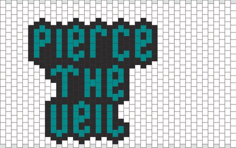 Pierce The Veil Perler Beads, Pierce The Veil Kandi, Embroidery Kawaii, Kawaii Quotes, Viking Pagan, Kandi Inspo, Kandi Cuffs, Animal Food, Kandi Ideas