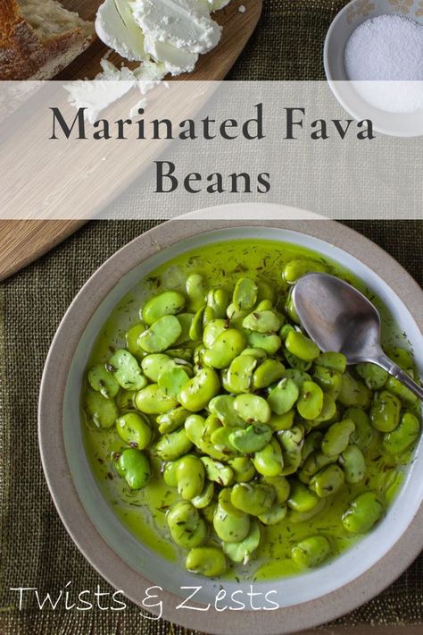 Marinated Beans, Broad Bean Salad Recipes, Fava Bean Recipe, Fava Beans Recipes Greek, Crispy Fava Beans, Fresh Fava Bean Recipe, Marinated Fava Beans, How To Cook Fava Beans, Broad Bean Recipes