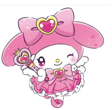 Buff Sanrio, My Melody Poster, Jasmine Core, Sanrio Art, Hello Kitty House, Wolf Ears, Charmmy Kitty, Melody Hello Kitty, Hello Kitty Characters