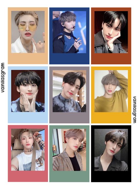 Ateez Polaroid Printable, Ateez Polaroid, Kpop Printables, Polaroid Printable, Ateez Freebies, Kpop Scrapbook, Kpop Polaroids, Kpop Polaroid, Polaroid Kpop