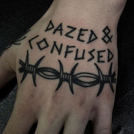 Dazed And Confused Tattoo, Confused Tattoo, Cc Tattoo, Ma Tattoo, Tattoo S, Dazed Confused, Dazed And Confused, Deathly Hallows Tattoo, Saree Blouse Designs