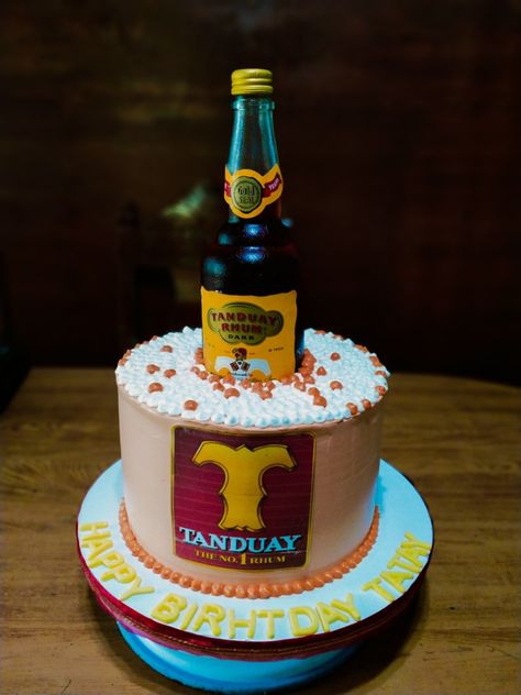 Tanduay Cake Design, Tanduay Cake, Birthday Cake With Flowers, Fathers Day Cake, Design Cake, Different Cakes, Frame Gallery, Photo Frame Gallery, Flower Cake