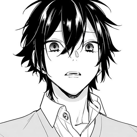 Miyamura Manga, Guy Pfp, Anime Horimiya, Izumi Miyamura, Dog Doctor, Miyamura Izumi, Manga Pfps, Anime References, Manga Fanart