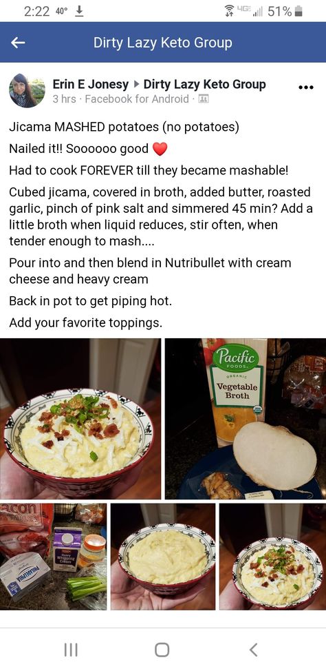 Mashed Jicama, Jicama Mashed Potatoes, Keto Sides, Mash Recipe, No Carb Recipes, Mashed Potato Recipes, Low Carb Side Dishes, High Protein Low Carb, Carb Meals