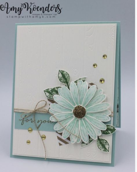 Stampin Up Daisy Delight, Daisy Delight Stampin' Up, Daisy Cards, Karten Design, Happy Wishes, Color Challenge, Punch Cards, Stamping Up Cards, Pretty Cards