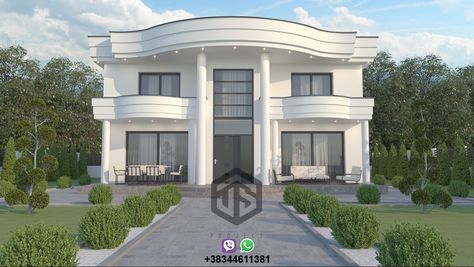 plane per shtepi dykateshe Plane Per Shtepi, Classical House, Country Kitchen Designs, Classic House Design, Simple House Design, Staircase Railings, Home Design Decor, Home Design Plans, Classic House