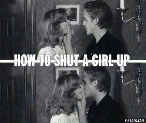 "Shut up" "Make me" *kiss* Shut Up Make Me, Its A Mans World, Good Morning Funny, Girl Couple, Nicholas Sparks, Images And Words, Love Photos, Up Girl, Shut Up