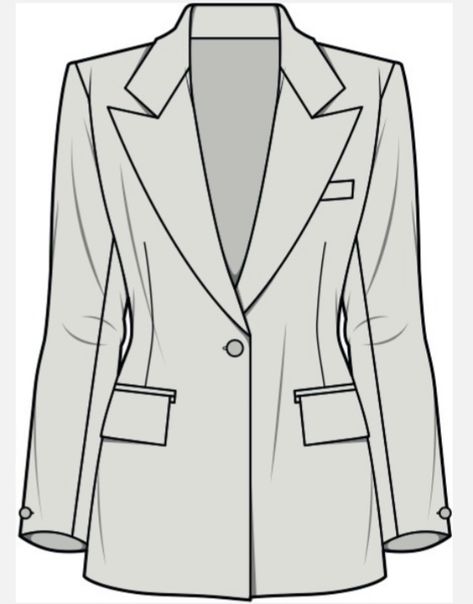 Suit Drawing, Fashion Draping, Flat Drawings, Fashion Illustration Collage, Fashion Design Books, Fashion Design Template, Fashion Drawing Tutorial, Flat Sketches, Fashion Design Patterns