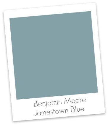 We will open the door to 2012's Color Time series with Benjamin Moore's Jamestown Blue! This is one of my "go to" blues when working with c... Jamestown Blue Benjamin Moore, Benjamin Moore Jamestown Blue, Plum Paint Colors, Blue Benjamin Moore, Yellow Cape Cod, Blue Coffee Tables, Affordable Interior Design, Favorite Paint Colors, Benjamin Moore Colors