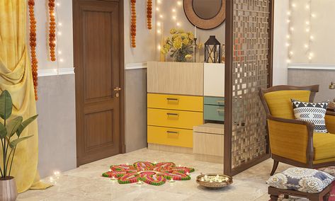 Raksha Bandhan Home Decoration Ideas Raksha Bandhan Decoration At Home, Raksha Bandhan Decoration, Diwali Decoration Ideas, Thali Decoration, Ideas For Design, Colorful Room Decor, Design Cafe, Colourful Living Room Decor, Living Room Console