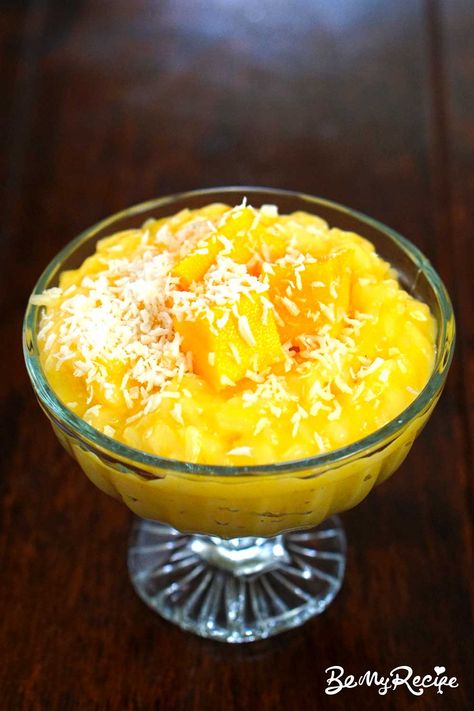 Mango Coconut Rice Pudding Recipe Coconut Rice Pudding Recipe, Mango Rice Pudding, Sundried Tomato Recipes, Mango Rice, Coconut Rice Pudding, Cat Princess, Rice Pudding Recipe, Princess Cruise, Tropical Twist