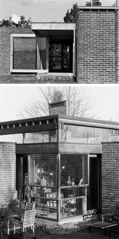 Sverre Fehn, Arcology, 70s House, Courtyard House, Nordic Home, House Windows, Building Construction, Concept Architecture, Landscape Architecture