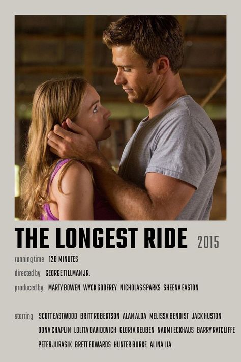 Romcom Movies List, Longest Ride Movie, The Longest Ride Movie, Nicholas Sparks Movies, Longest Ride, Best Teen Movies, Romance Movie Poster, Romance Movies Best, Romcom Movies