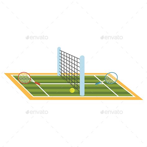 Tennis Field, Tennis Illustration, Tennis Court Background, Playing Tennis Drawing, Tennis Court Painting, Table Tennis Equipment Drawing, Tennis Court Illustration, Tennis Elbow, Infographic Design Inspiration