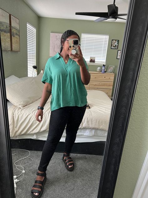 Platform Sandals Outfit Work, Platform Sandals Aesthetic, Doc Martin Sandals Outfit, Doc Martens Sandals Outfit, Doc Sandals Outfit, Doc Marten Sandals Outfit, Shirt Work Outfit, Doc Martin Sandals, Marshalls Finds