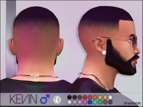 sims 4 cc // custom content male hairstyle // Mathcope Kevin Hair Crimping Hair, Male Hairstyle, Sims 4 Men Clothing, Sims 4 Hair Male, Hair Content, Male Hairstyles, Sims 4 Black Hair, Sims 4 Traits, The Sims 4 Skin